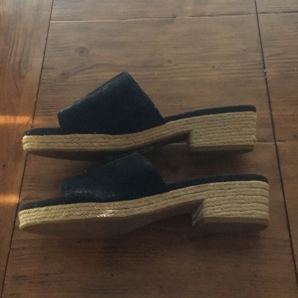 Cole Haan, Black suede, size 9b, never worn